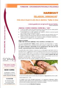 HARMONY. relazioni armoniche