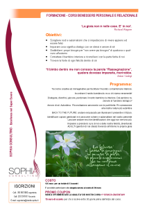 corso JOY dai a te stesso l permesso di essere felice PROGRAMMA